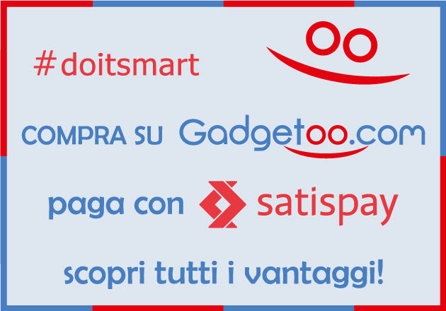 Articoli promozionali: compra su Gadgetoo, paga con Satispay! Articoli promozionali: compra su Gadgetoo, paga con Satispay!