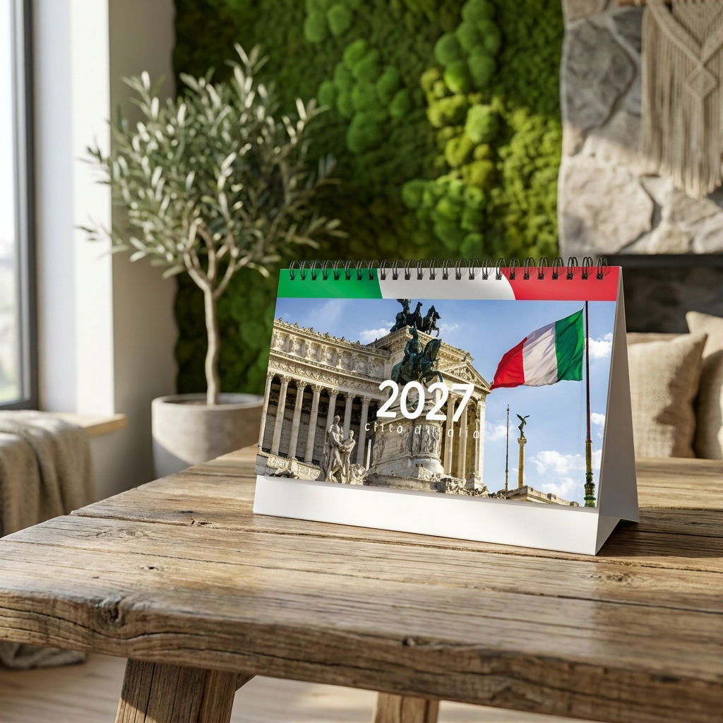 Calendario da scrivania personalizzabile