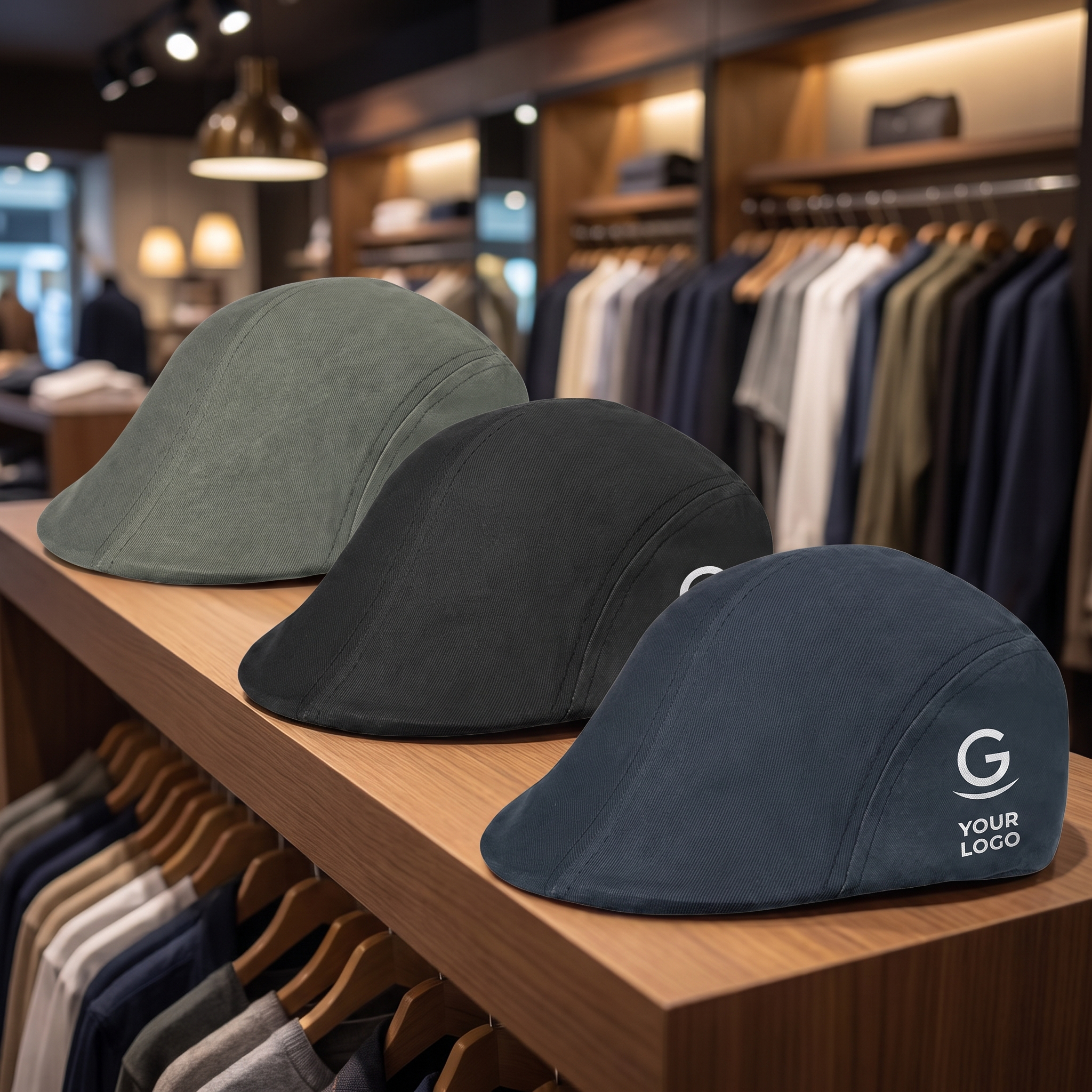 Coppole personalizzate​ con logo aziendale