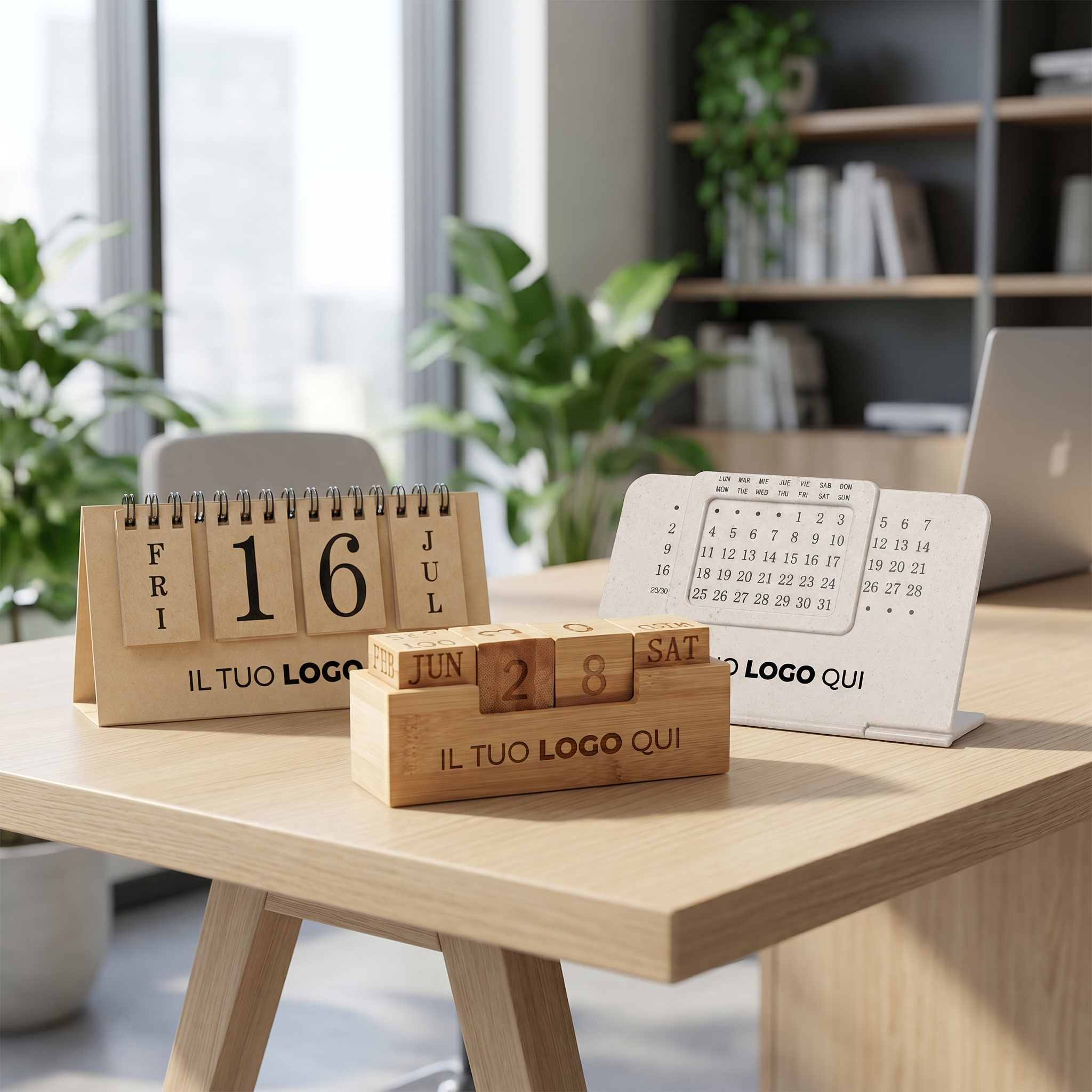 Calendari perpetui personalizzati con logo aziendale