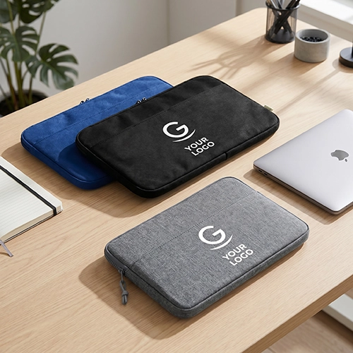 Custodie personalizzate per laptop con logo aziendale