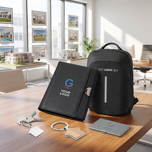 Gadget per agenzie immobiliari con logo aziendale