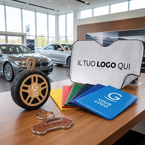 Gadget automotive​ con logo aziendale