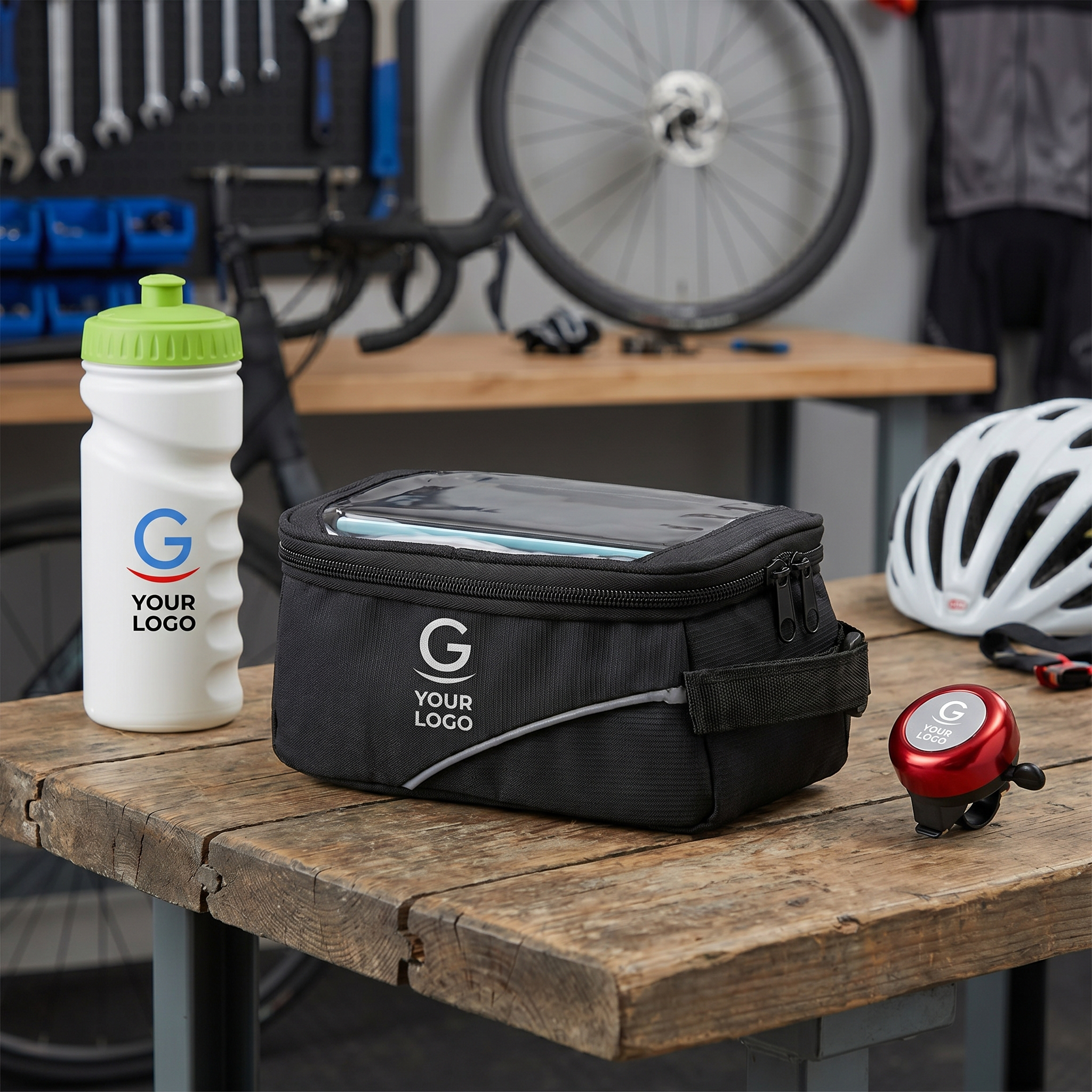 Gadget bicicletta personalizzati con logo