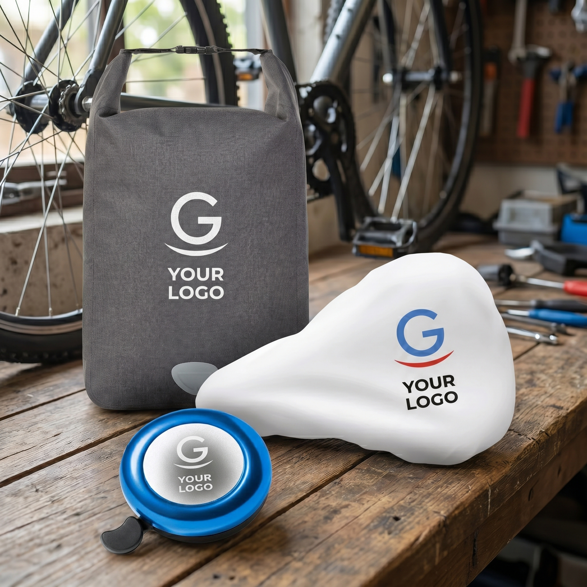 Gadget ciclismo con logo associazione