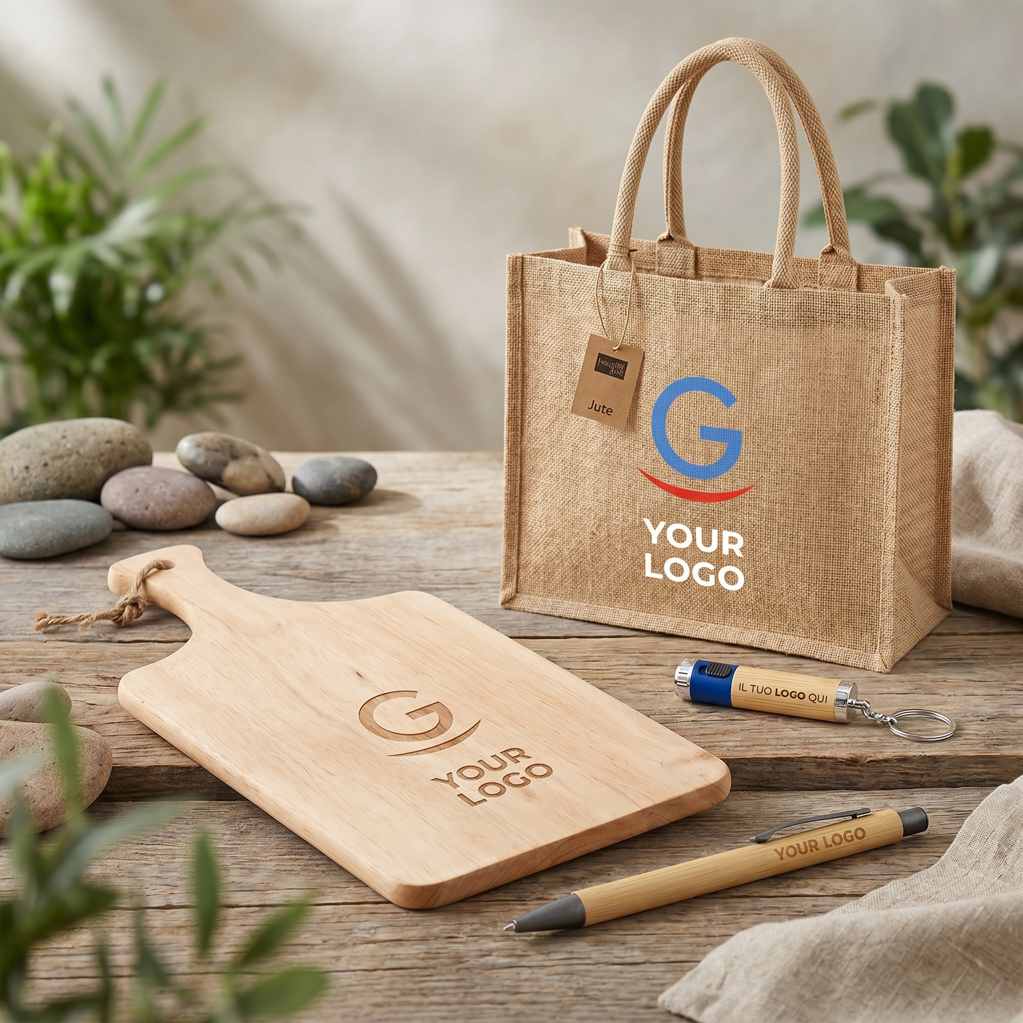 Gadget ecologici personalizzati​ con logo aziendale