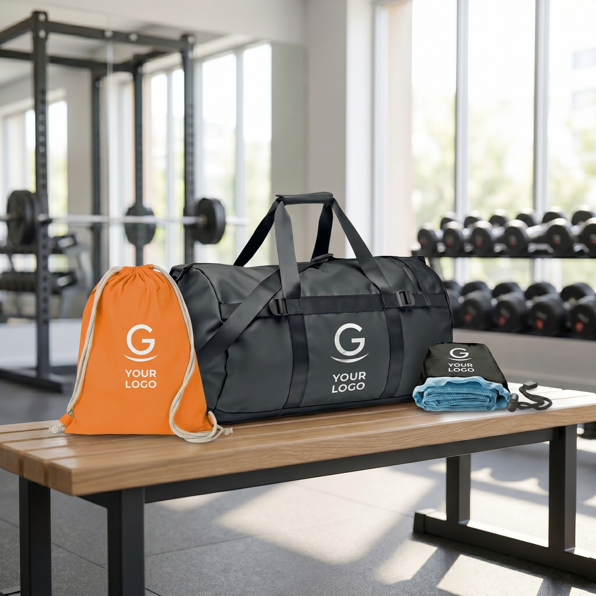 Gadget palestra personalizzati con logo