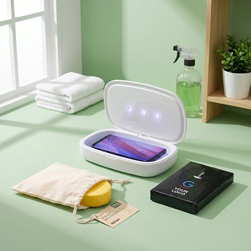 Gadget personalizzati imprese pulizie con logo aziendale