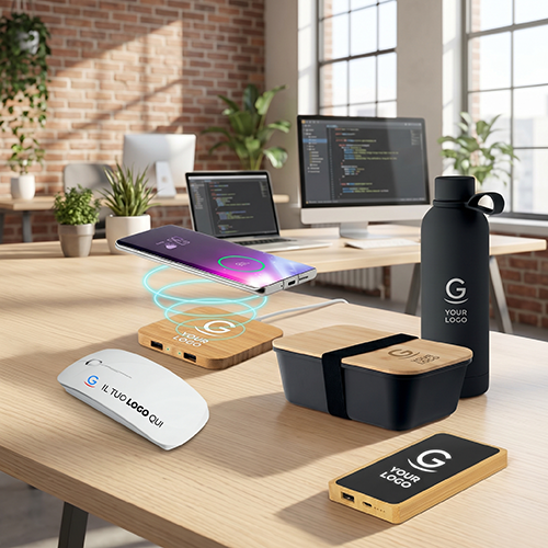 Gadget per startup​ con logo aziendale