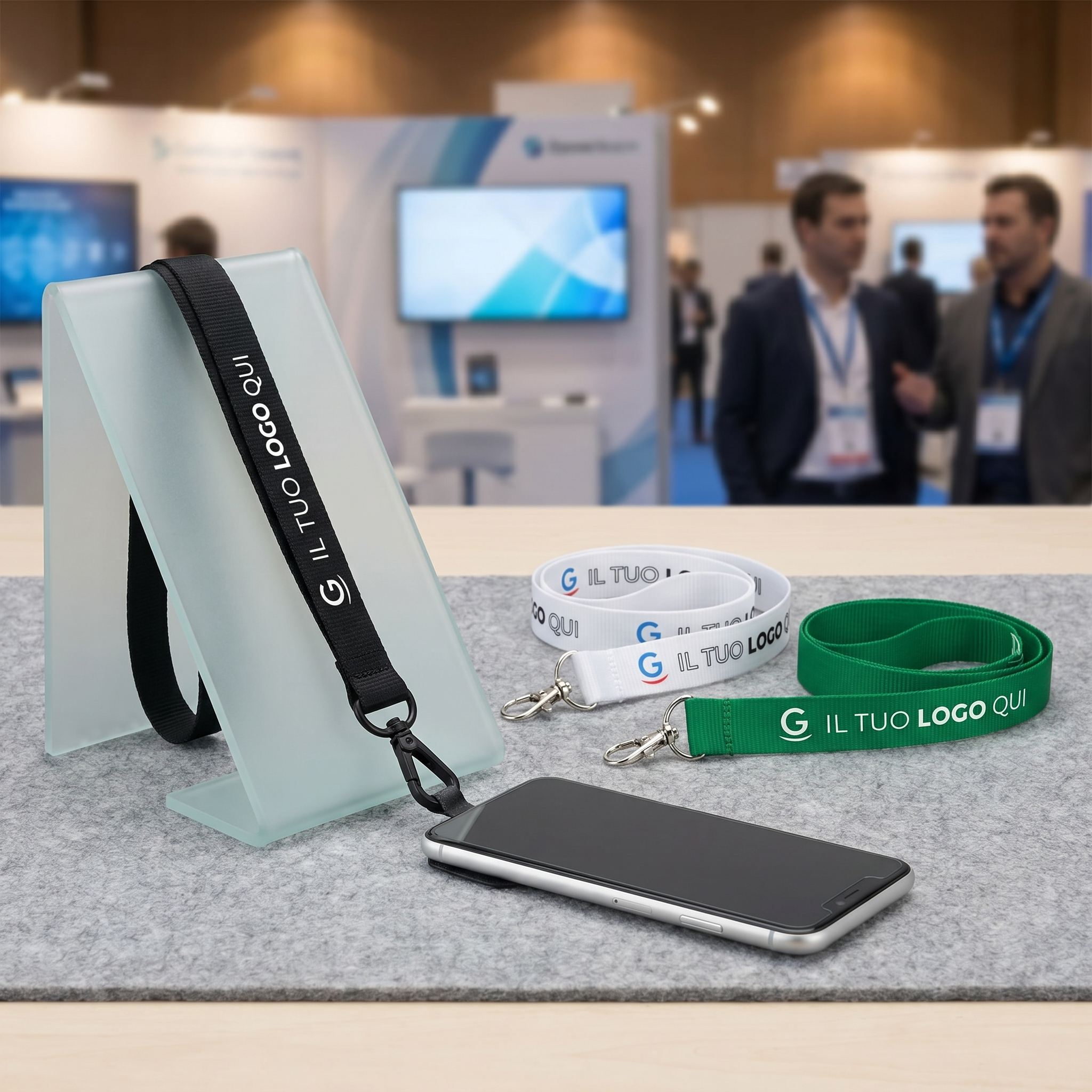 Lanyard personalizzati con logo aziendale