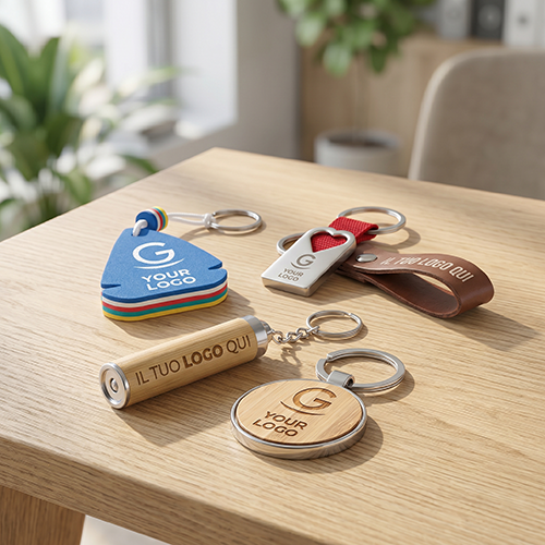 Portachiavi personalizzati​ con logo aziendale