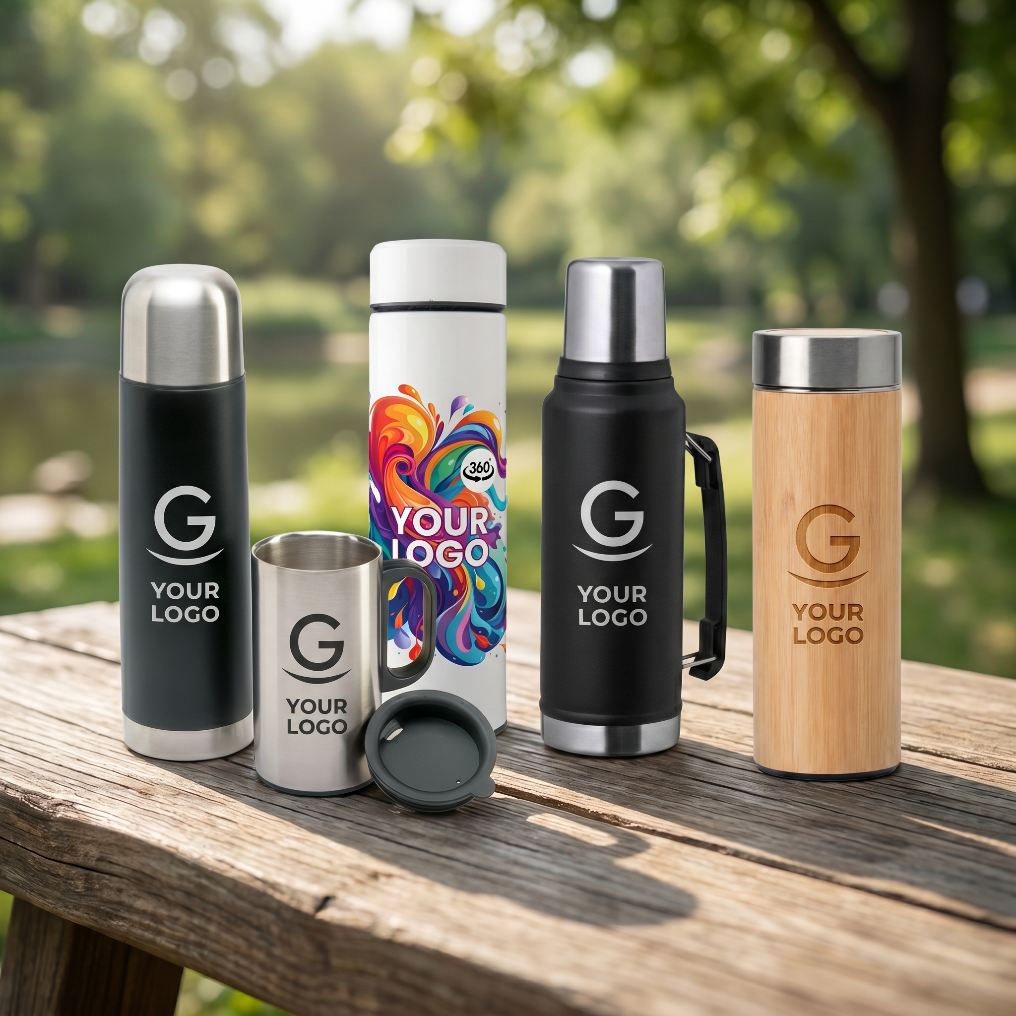 Thermos personalizzati​ con logo aziendale
