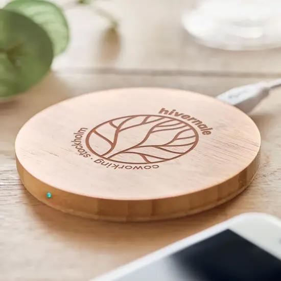 Rundo - Caricatore wireless in bamboo