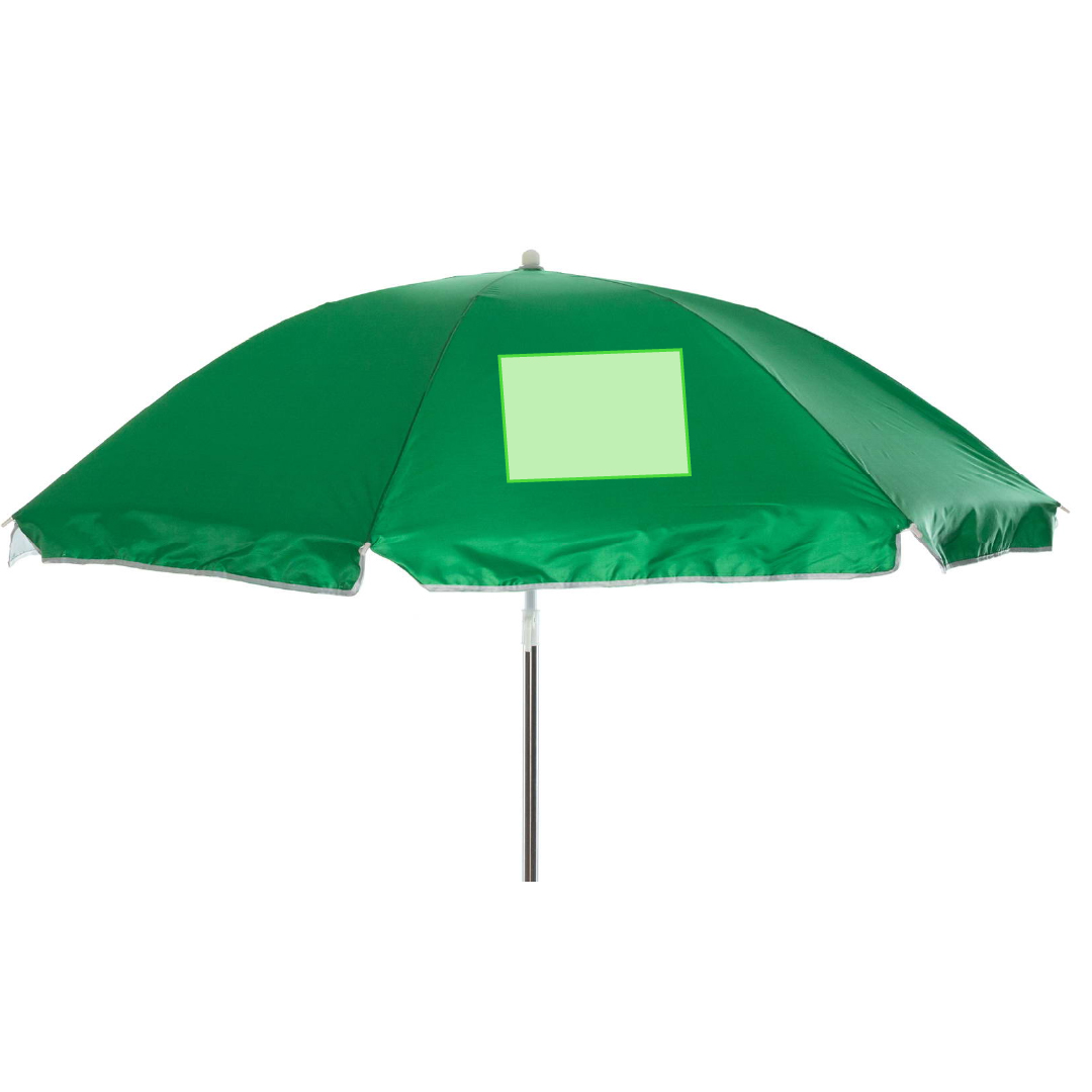 In un pannello dell'ombrello