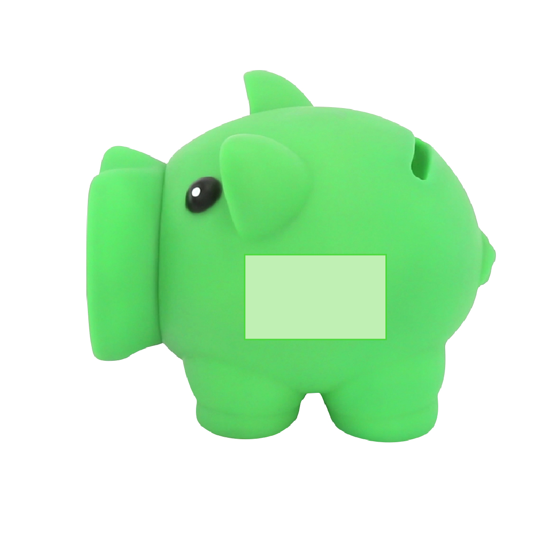 Sul lato del porcellino