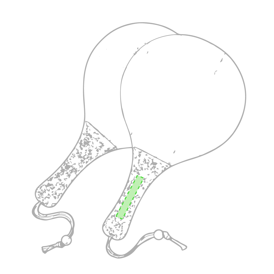 Rachette spiaggia maniglia 1 Lato A