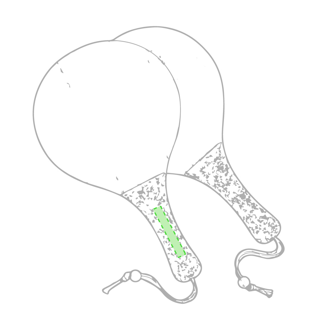 Rachette spiaggia maniglia 1 Lato B
