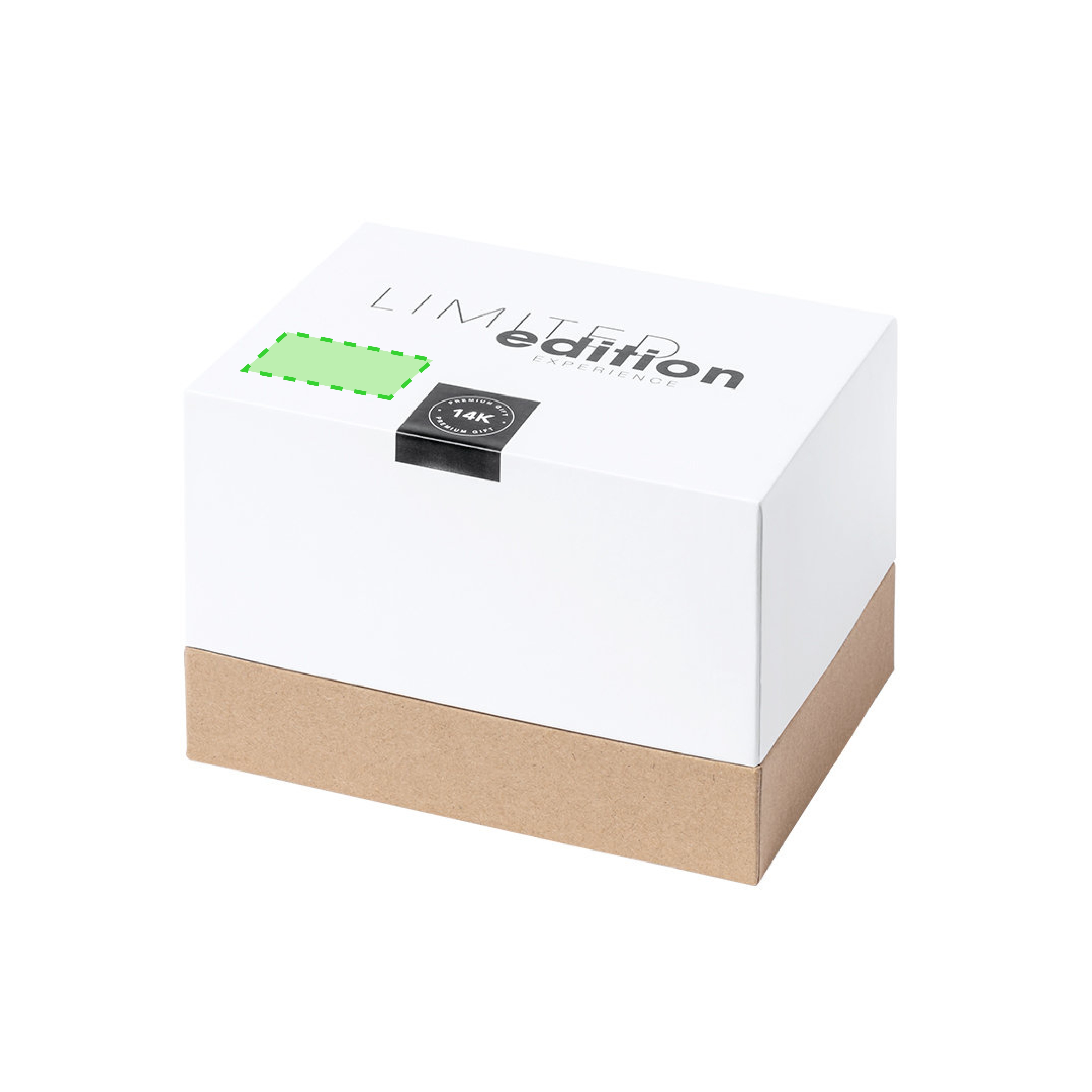 Nella parte superiore della scatola di presentazione