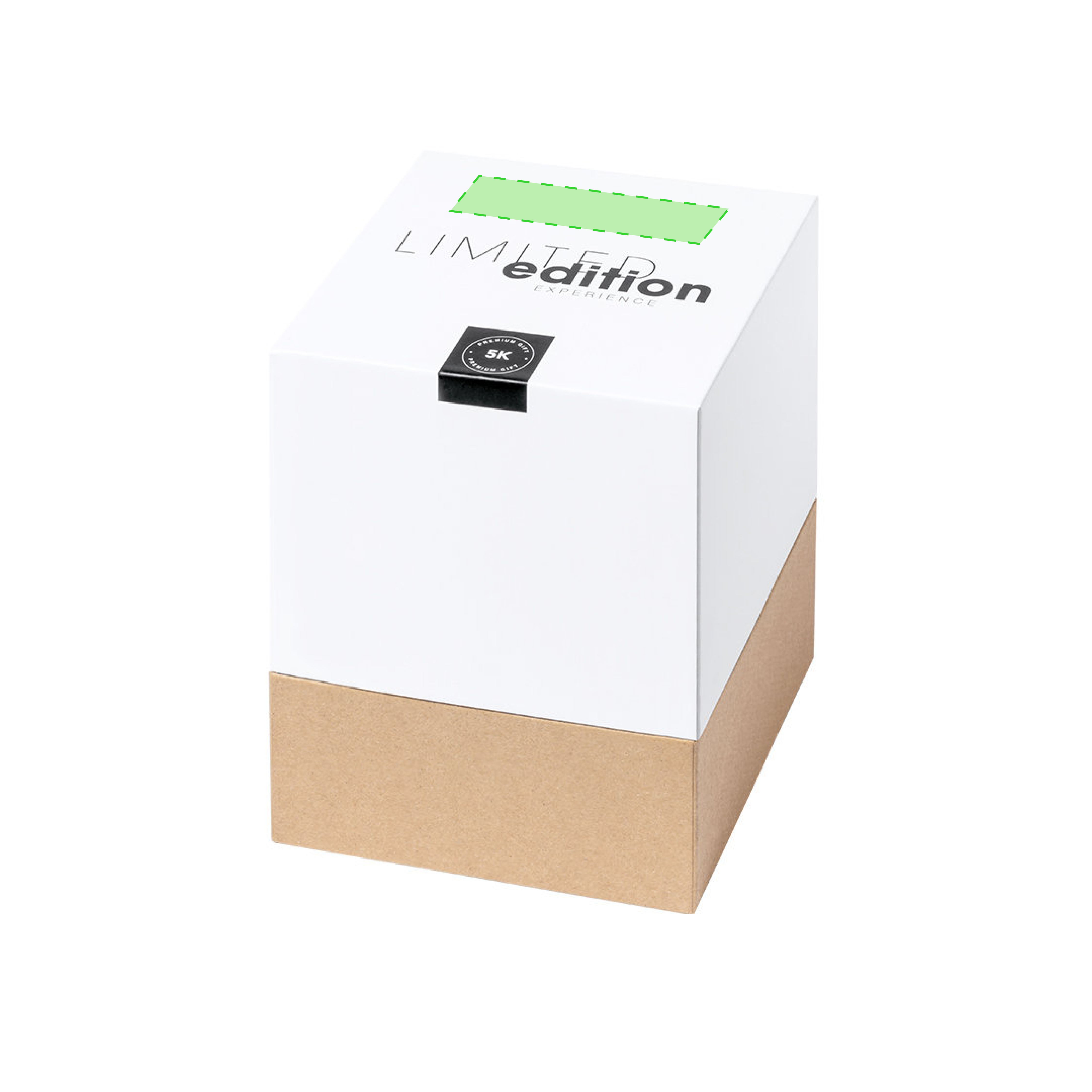 Nella parte superiore della scatola di presentazione