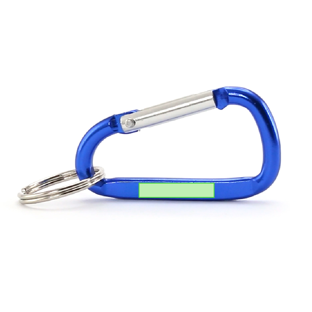 Nella parte piana del moschettone