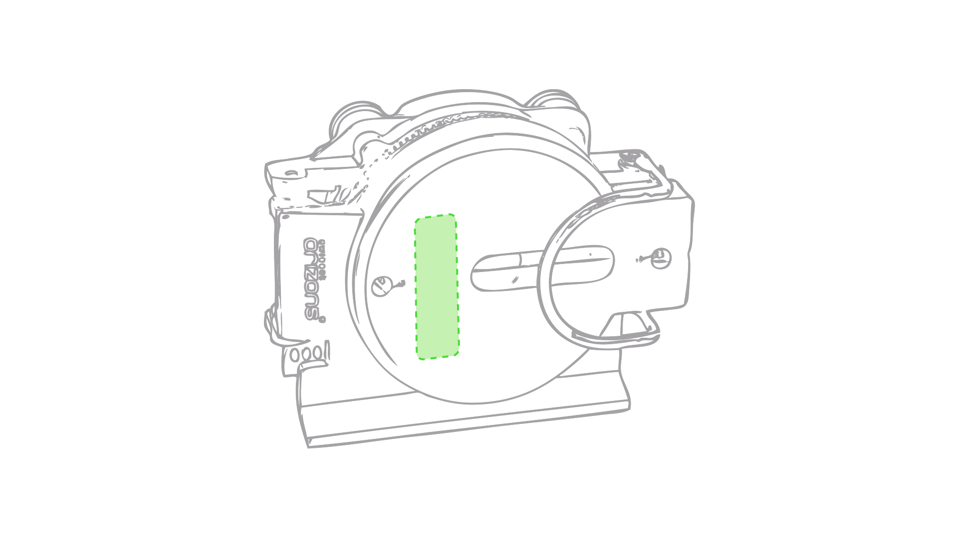 Sulla parte superiore