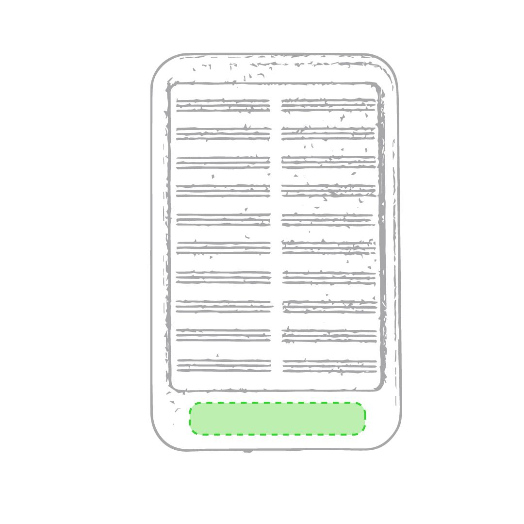 Parte inferiore della faccia principale