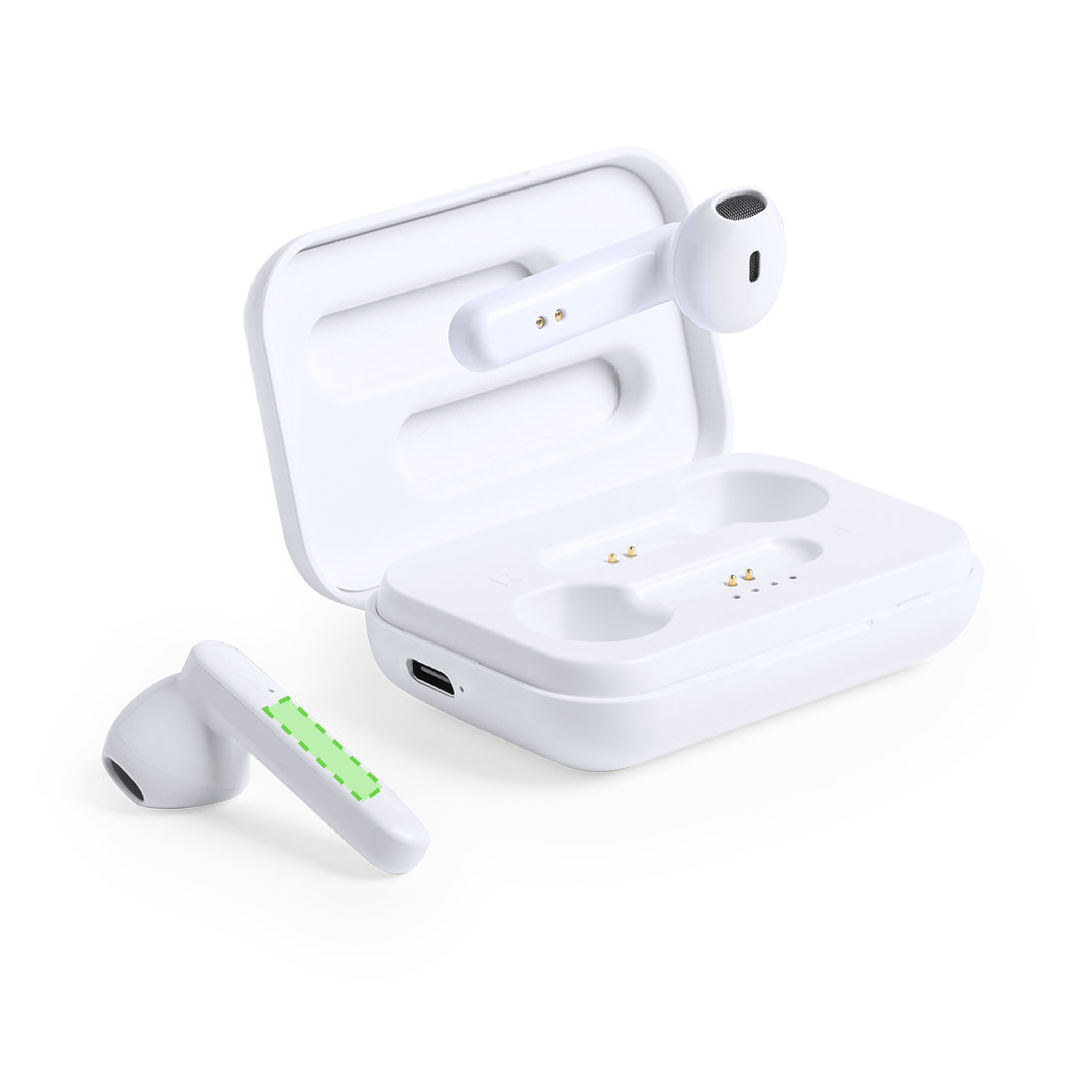 Auricolare laterale centrato