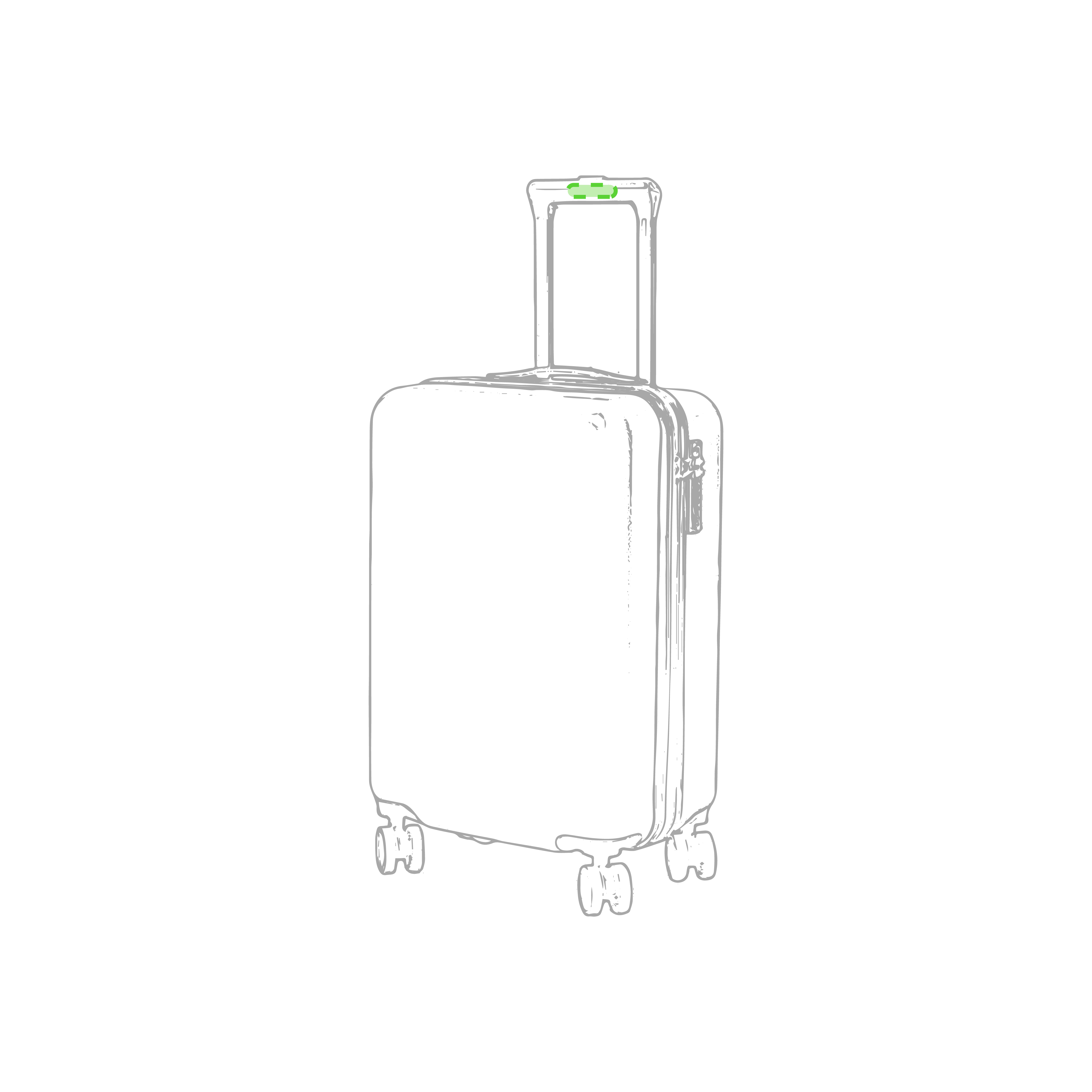 Nel manico del carrello