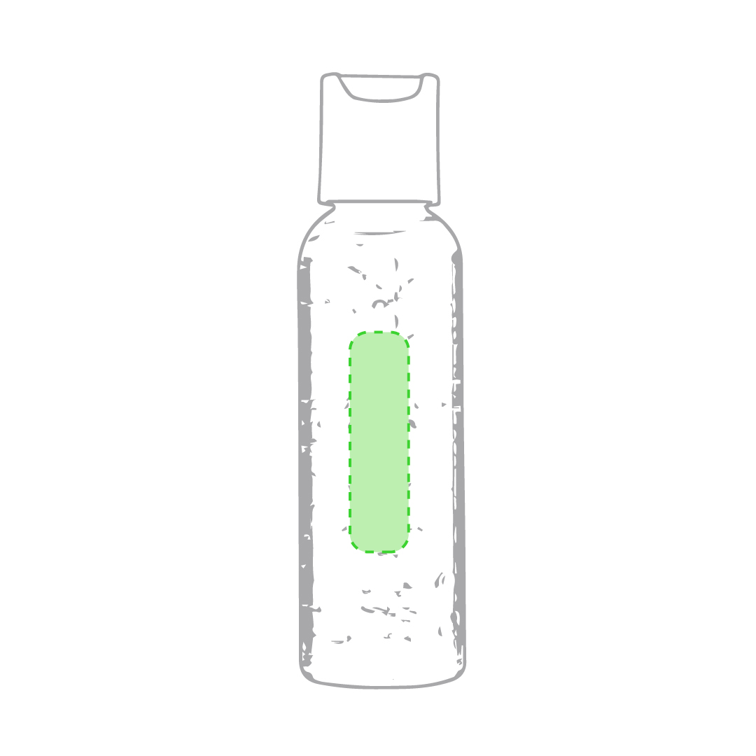 Messo a fuoco sul corpo del contenitore