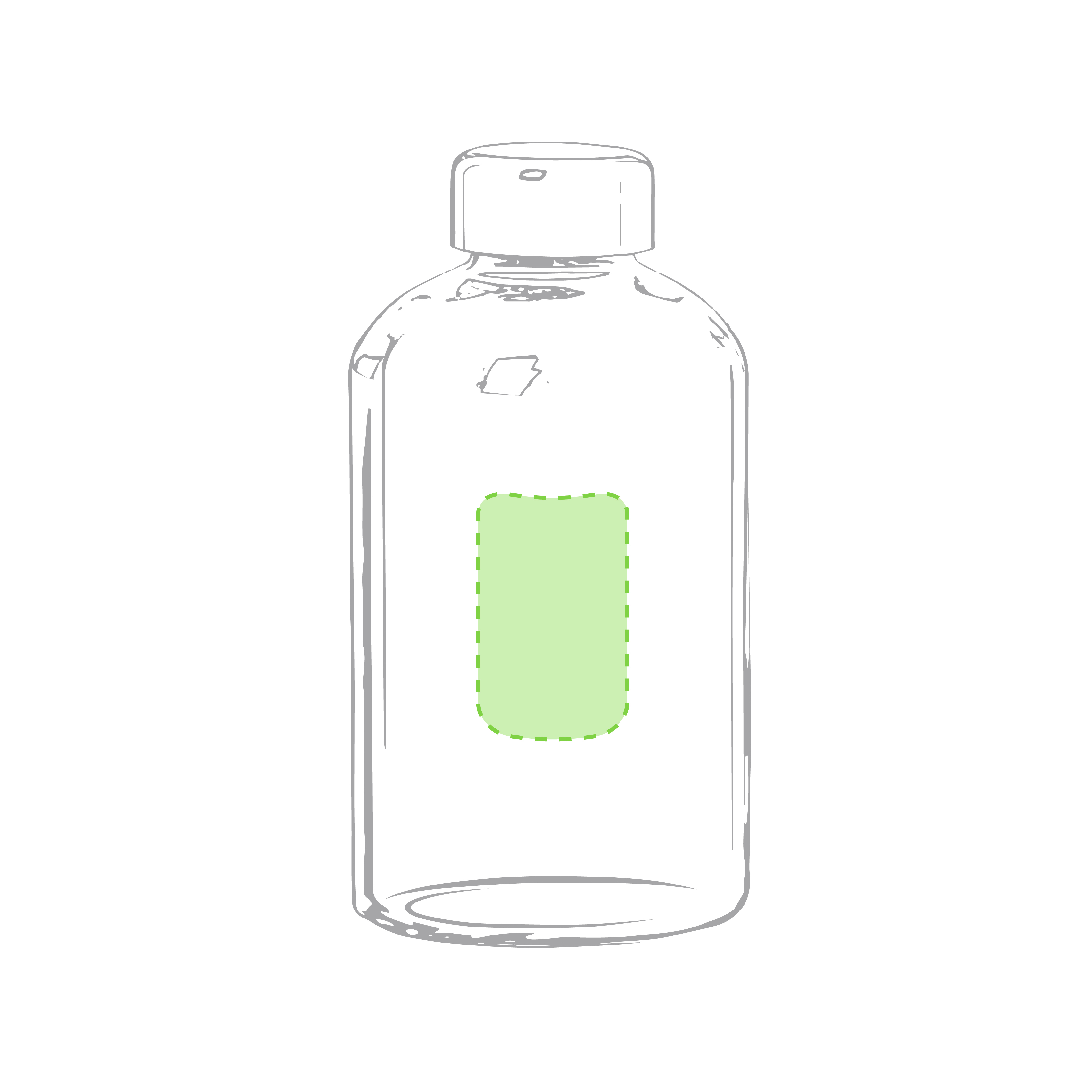 Bidone laterale centrato