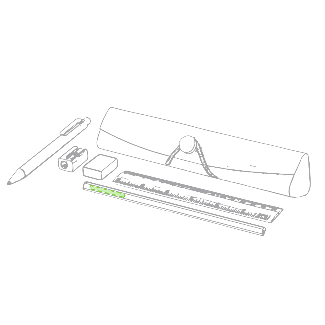 Nella matita faccia A