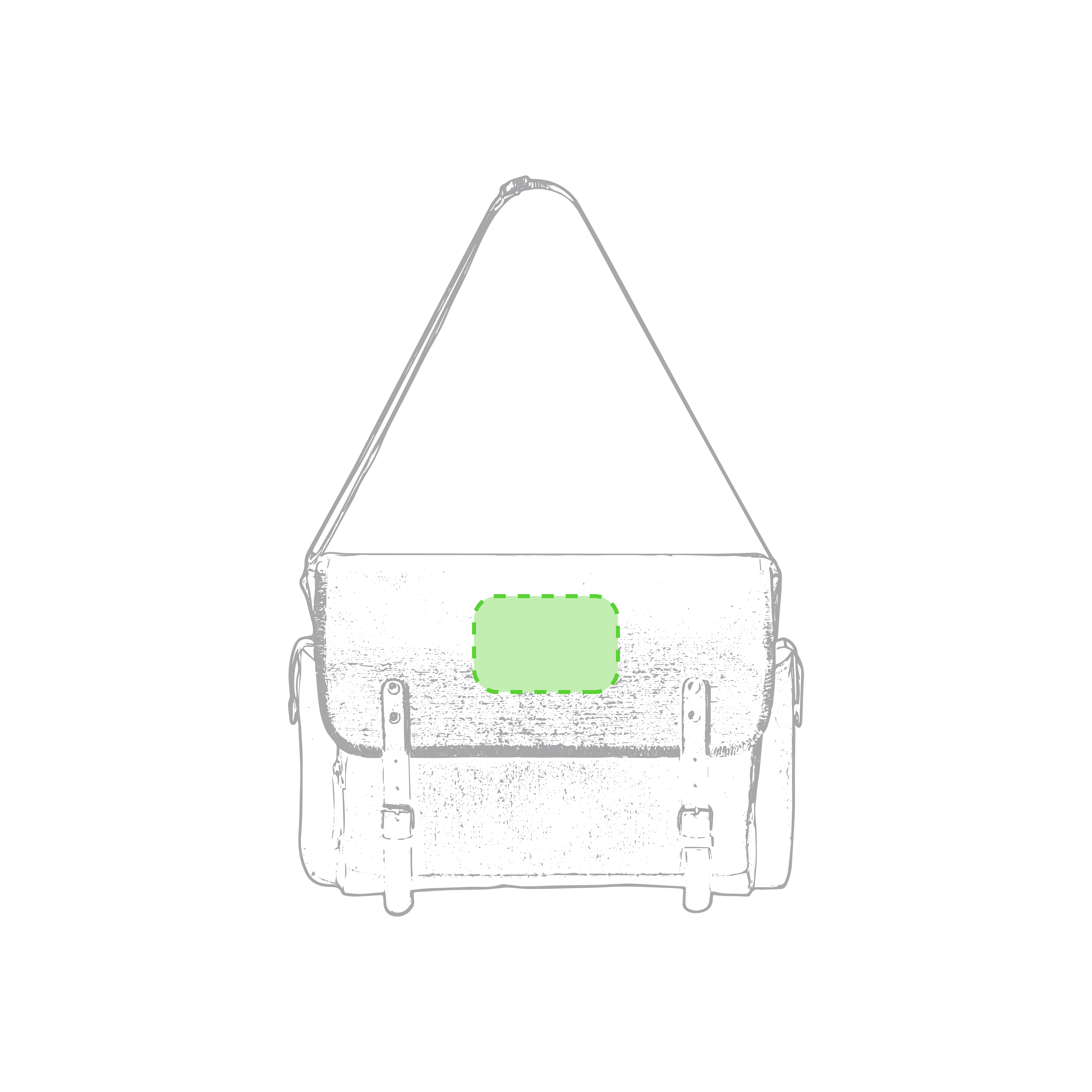 Centrato sulla patta