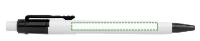 Vicino al clip, scrittura mancina