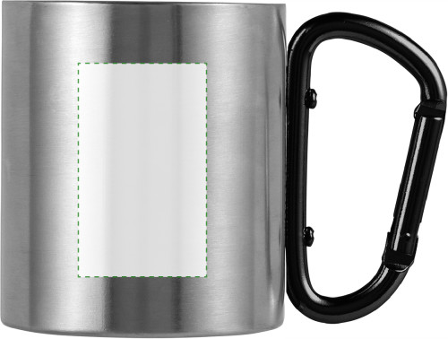 A sinistra della maniglia