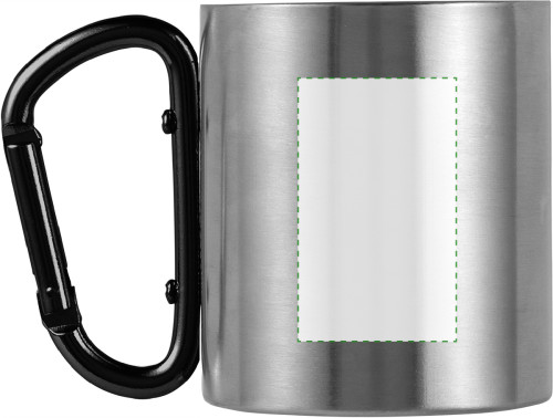 A destra della maniglia