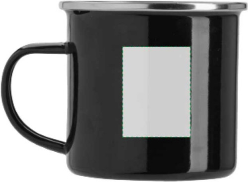 A sinistra della maniglia