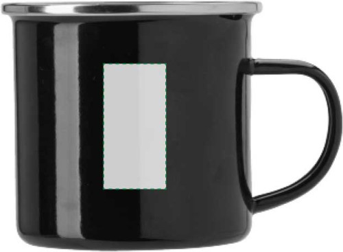 A destra della maniglia