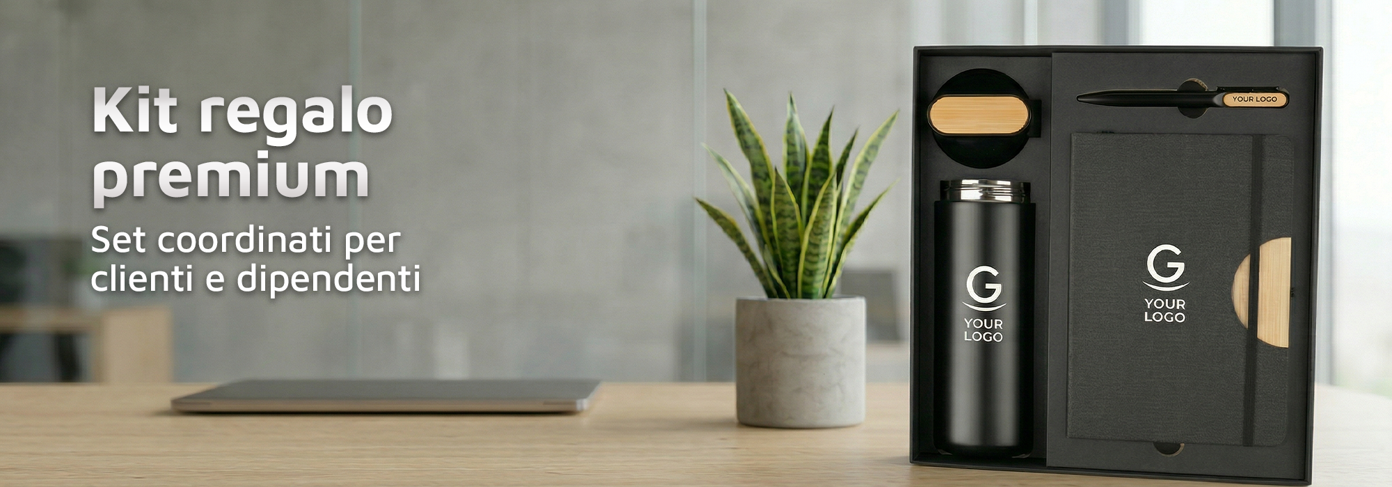 Kit regalo personalizzati con logo