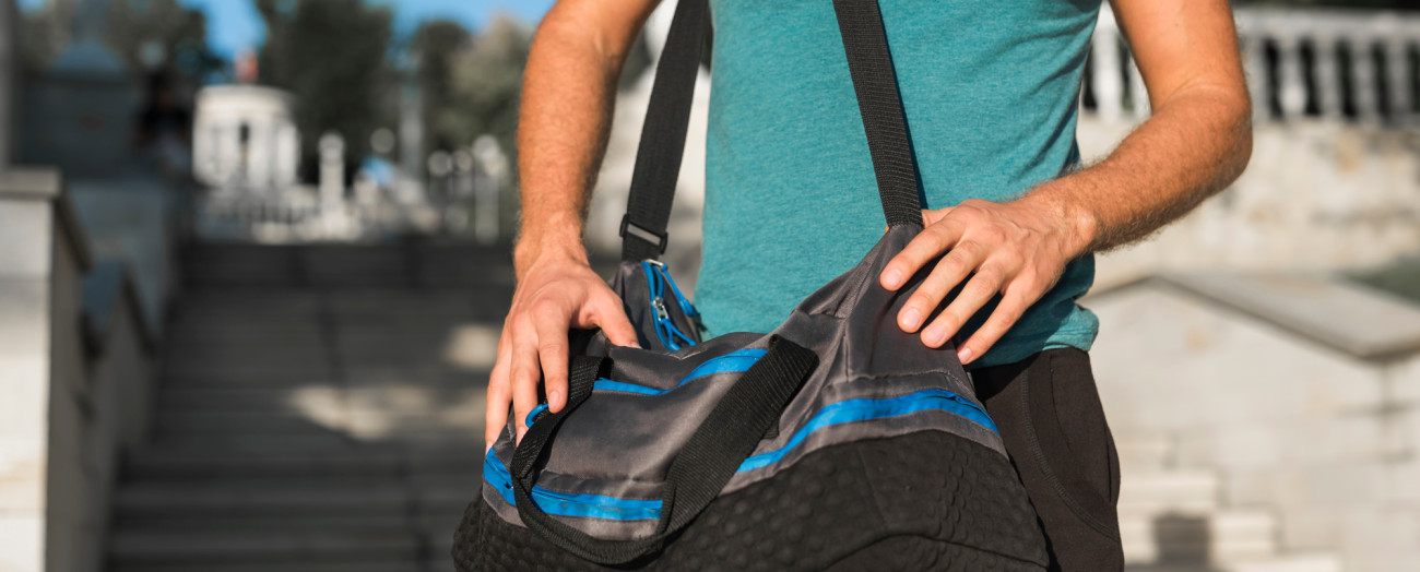 Borsoni sportivi personalizzati per palestre, piscine, sportivi. Un omaggio perfetto per ringraziare gli iscritti!