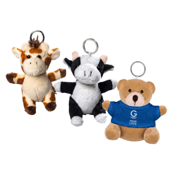 Portachiavi con peluche personalizzati