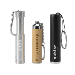 Portachiavi con torcia personalizzato con logo