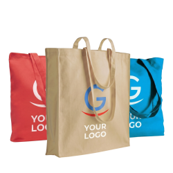 Shopper in cotone personalizzata con logo