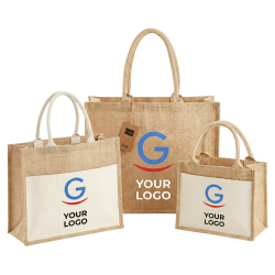 Shopper juta personalizzate con logo
