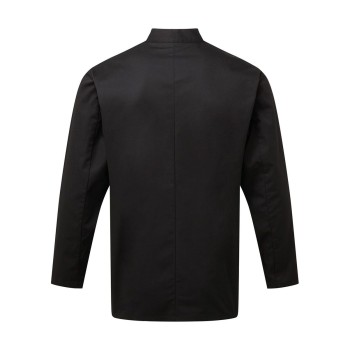 Abbigliamento ristorazione personalizzato con logo - ‘Essential' Long Sleeve Chef's Jacket