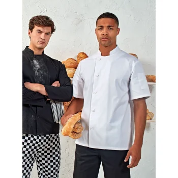 'Essential' Short Sleeve Chef's Jacket