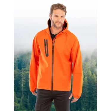 Softshell personalizzabile Result unisex idrorepellente con cappuccio