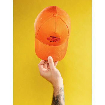 Cappellino baseball personalizzato con logo - 5 Panel Cap Heavy Cotton