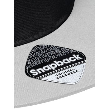 Cappellino baseball personalizzato con logo - 5 Panel Contrast Snapback