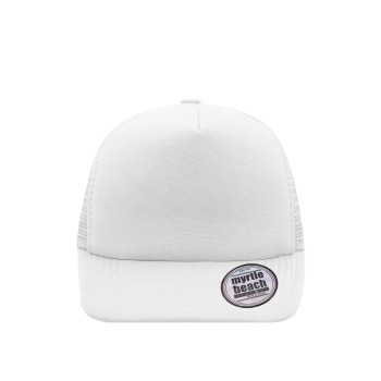 Cappellino baseball personalizzato con logo - 5 Panel Flat Peak Cap