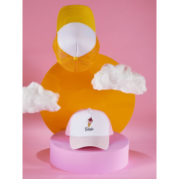 Cappellini bambino personalizzati con logo - 5 Panel Polyester Mesh Cap for Kids